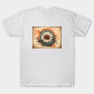 Daisies Flora Vintage Since Established Old Retro T-Shirt